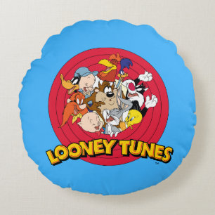 LOONEY TUNES™ Character Logo Rond Kussen