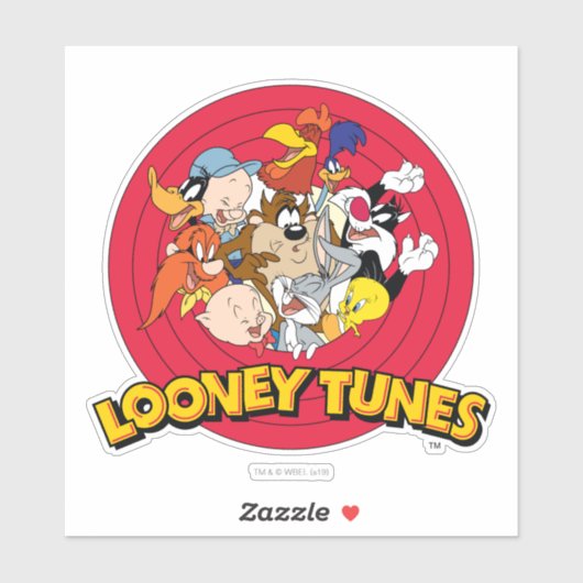 LOONEY TUNES™ Character Logo Sticker (Vel)