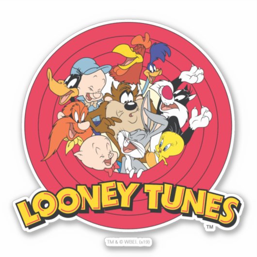 LOONEY TUNES™ Character Logo Sticker (Voorkant)