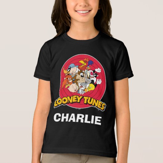 LOONEY TUNES™ Character Logo Tri-Blend Shirt (Voorkant)