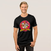 LOONEY TUNES™ Character Logo Tri-Blend Shirt (Voorkant volledig)