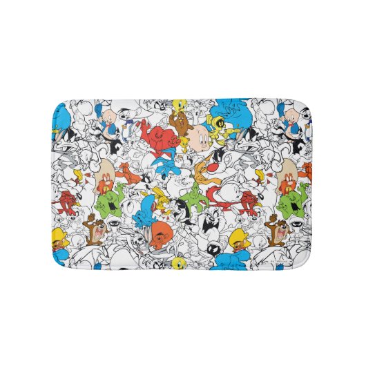 LOONEY TUNES™ Colour Pop Pattern Badmat (Voorkant)