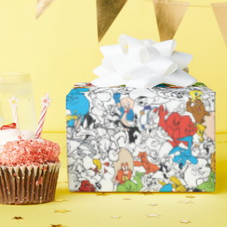 LOONEY TUNES™ Colour Pop Pattern Cadeaupapier