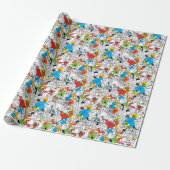 LOONEY TUNES™ Colour Pop Pattern Cadeaupapier (Uitgerold)