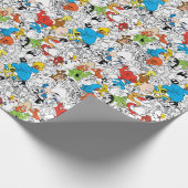 LOONEY TUNES™ Colour Pop Pattern Cadeaupapier (Hoek)