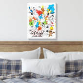 LOONEY TUNES™ Colour Pop Pattern Canvas Afdruk (Insitu (Slaapkamer))