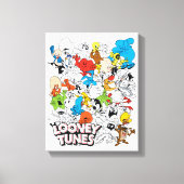 LOONEY TUNES™ Colour Pop Pattern Canvas Afdruk (Voorkant)