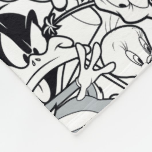 LOONEY TUNES™ Colour Pop Pattern Fleece Deken (Hoek)
