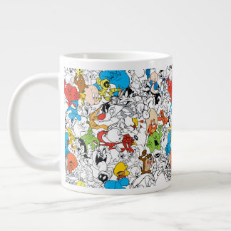 LOONEY TUNES™ Colour Pop Pattern Grote Koffiekop