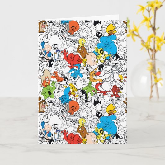 LOONEY TUNES™ Colour Pop Pattern Kaart (Gele Bloem)