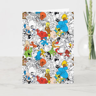LOONEY TUNES™ Colour Pop Pattern Kaart