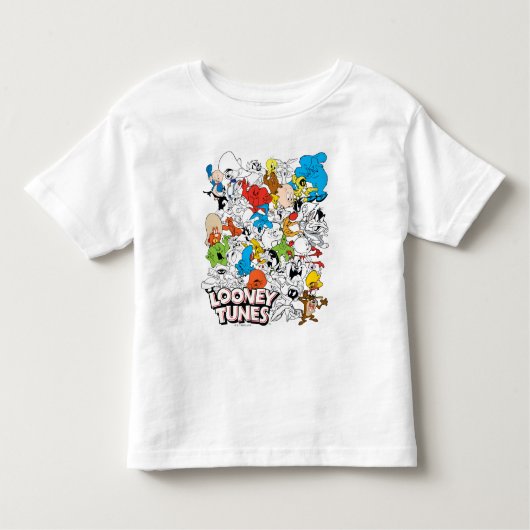 LOONEY TUNES™ Colour Pop Pattern Kinder Shirts (Voorkant)