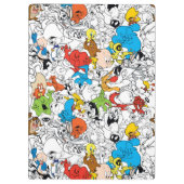 LOONEY TUNES™ Colour Pop Pattern Klembord (Achterkant)