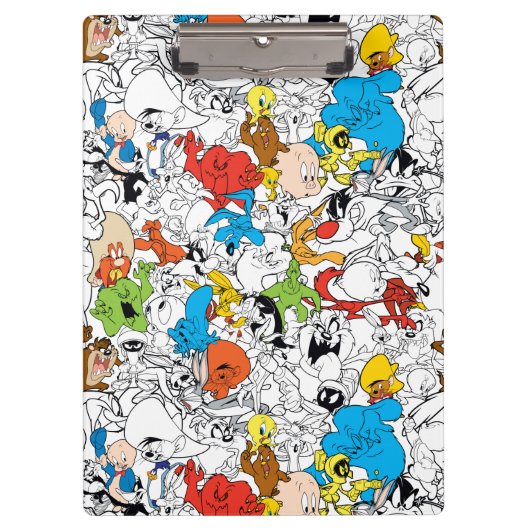 LOONEY TUNES™ Colour Pop Pattern Klembord (Voorkant)