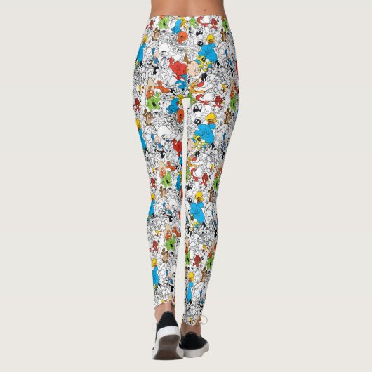 LOONEY TUNES™ Colour Pop Pattern Leggings (Achterkant)