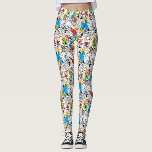 LOONEY TUNES™ Colour Pop Pattern Leggings (Voorkant)