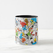 LOONEY TUNES™ Colour Pop Pattern Mok (Midden)