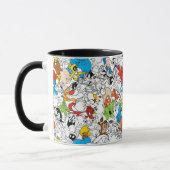 LOONEY TUNES™ Colour Pop Pattern Mok (Links)