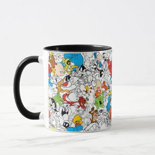 LOONEY TUNES™ Colour Pop Pattern Mok (Links)