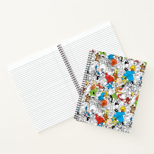 LOONEY TUNES™ Colour Pop Pattern Notitieboek (Binnen)