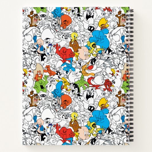 LOONEY TUNES™ Colour Pop Pattern Notitieboek (Achterkant)