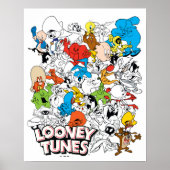 LOONEY TUNES™ Colour Pop Pattern Poster (Voorkant)
