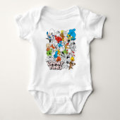 LOONEY TUNES™ Colour Pop Pattern Romper (Voorkant)
