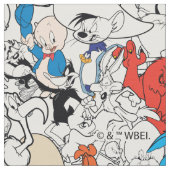 LOONEY TUNES™ Colour Pop Pattern Stof (Close Up)