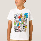 LOONEY TUNES™ Colour Pop Pattern T-shirt (Voorkant)