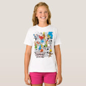 LOONEY TUNES™ Colour Pop Pattern T-shirt (Voorkant volledig)
