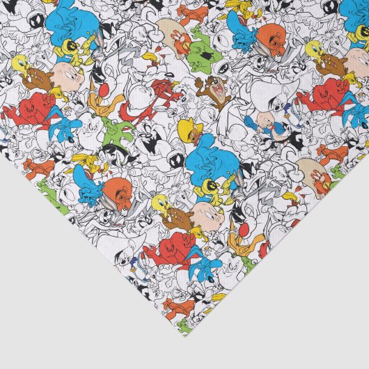 LOONEY TUNES™ Colour Pop Pattern Tissuepapier (Detail)
