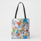 LOONEY TUNES™ Colour Pop Pattern Tote Bag (Voorkant)