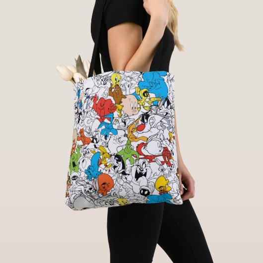 LOONEY TUNES™ Colour Pop Pattern Tote Bag (Dichtbij)
