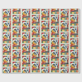 LOONEY TUNES™ DAFFY DUCK™ Holiday Quackers Cadeaupapier (Vlak)