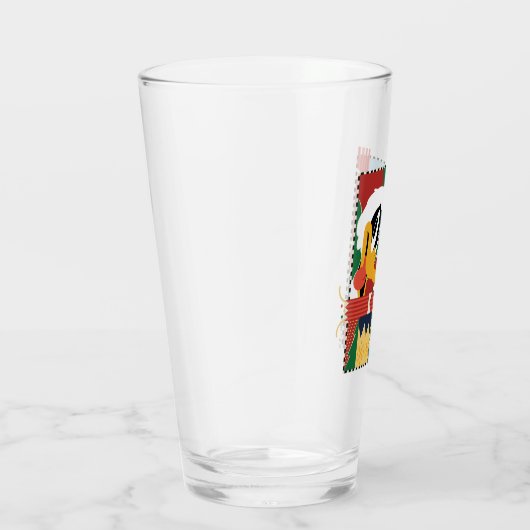 LOONEY TUNES™ DAFFY DUCK™ Holiday Quackers Glas (Rechts)