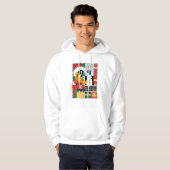 LOONEY TUNES™ DAFFY DUCK™ Holiday Quackers Hoodie (Voorkant volledig)