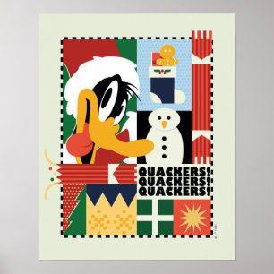LOONEY TUNES™ DAFFY DUCK™ Holiday Quackers Poster
