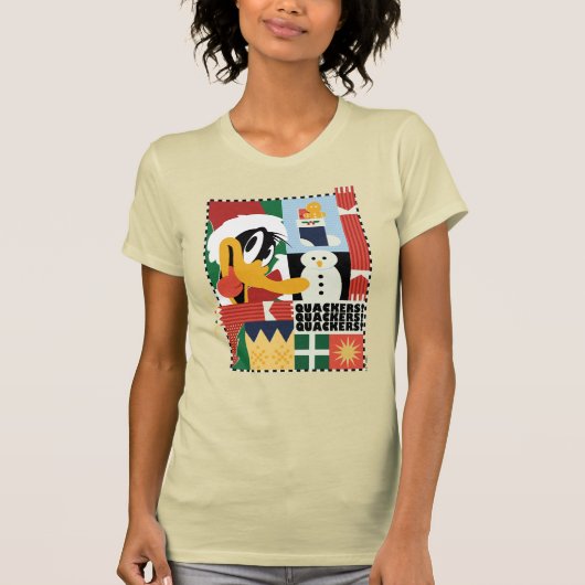 LOONEY TUNES™ DAFFY DUCK™ Holiday Quackers T-shirt (Voorkant)
