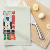 LOONEY TUNES™ DAFFY DUCK™ Holiday Quackers Theedoek (Quarter Fold)