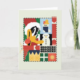 LOONEY TUNES™ DAFFY DUCK™ Kerstsnavelaars Feestdagen Kaart