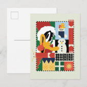 LOONEY TUNES™ DAFFY DUCK™ Vakantie-kwakken Feestdagenkaart (Voorkant / Achterkant)