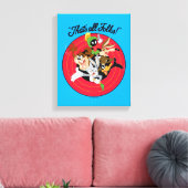 LOONEY TUNES™ "DAT IS ALLE FOLKS!™" Bullseye Group Canvas Afdruk (Insitu (Woonkamer))