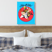 LOONEY TUNES™ "DAT IS ALLE FOLKS!™" Bullseye Group Canvas Afdruk (Insitu (Slaapkamer))