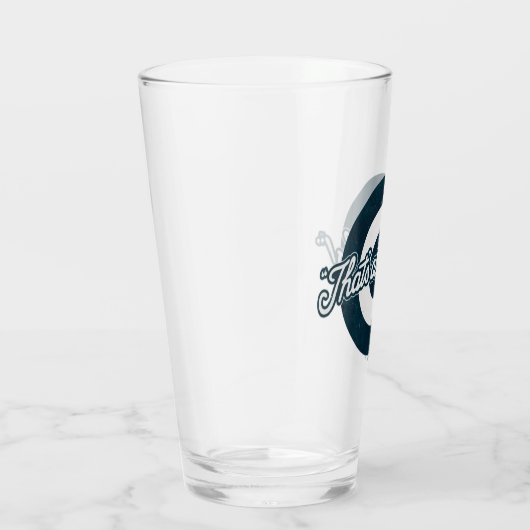  LOONEY TUNES™ "DAT IS ALLE FOLKS!™" GLAS (Rechts)