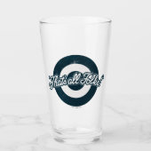 LOONEY TUNES™ "DAT IS ALLE FOLKS!™" GLAS (Voorkant)
