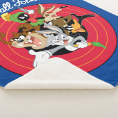 LOONEY TUNES™ "DAT IS ALLEMAAL FOLKS!™" Bullseye G Sherpa Deken (3/4)
