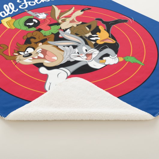 LOONEY TUNES™ "DAT IS ALLEMAAL FOLKS!™" Bullseye G Sherpa Deken (3/4)