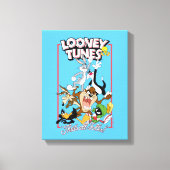LOONEY TUNES™ "DAT IS ALLEMAAL FOLKS!™" Group Stac Canvas Afdruk (Voorkant)