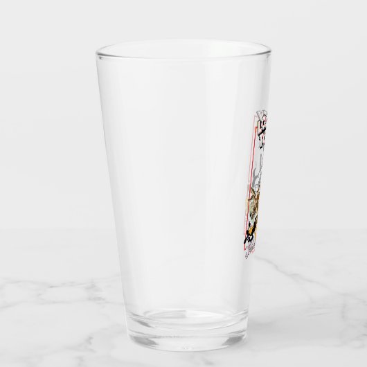 LOONEY TUNES™ "DAT IS ALLEMAAL FOLKS!™" Group Stac Glas (Rechts)