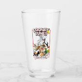 LOONEY TUNES™ "DAT IS ALLEMAAL FOLKS!™" Group Stac Glas (Voorkant)